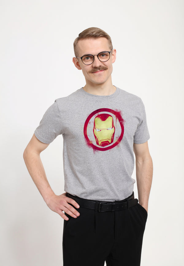 Avengers: Endgame Tričko Unisex (Iron Man Spray Logo)