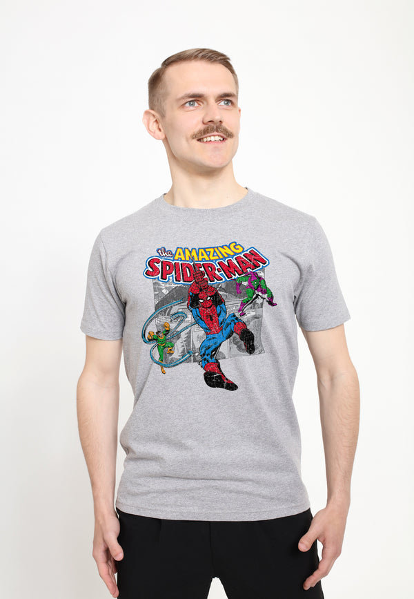 Marvel Spiderman Unisex T-shirt (Spiderman Collage)