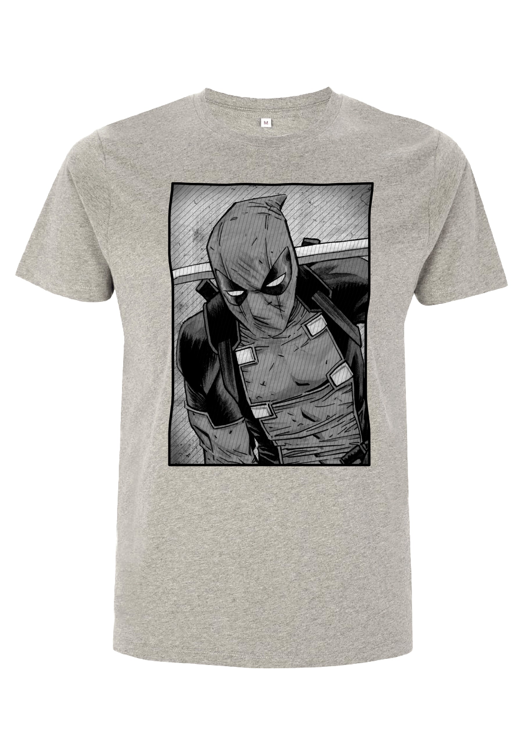 Marvel Deadpool Tričko Pánské (Deadpool Black And White)
