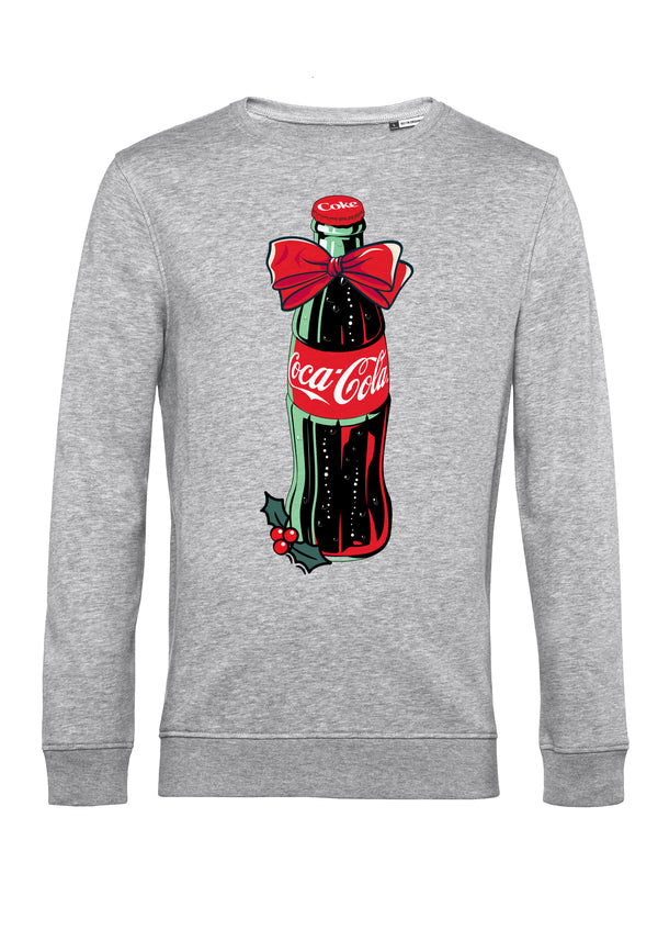 Coca Cola Mikina Unisex (Bow Bottle)