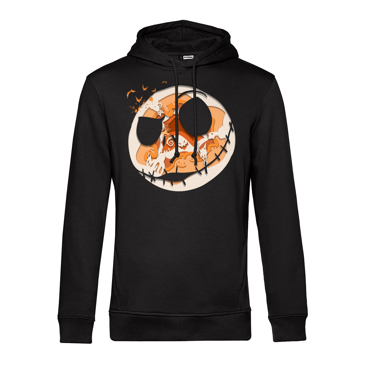 Disney Nightmare Before Christmas Unisex Mikina (Paper Halloween)