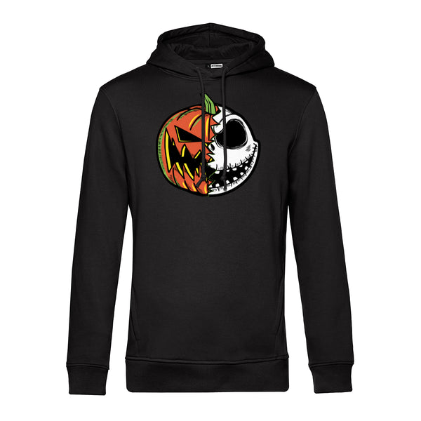Disney Nightmare Before Christmas Unisex Mikina (Pumpkin Jack Split Face)