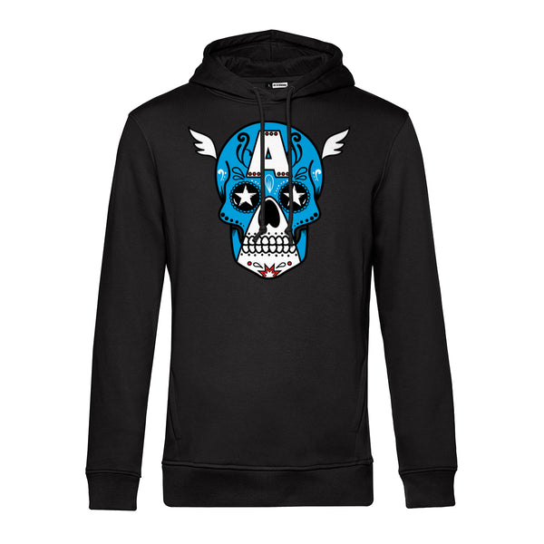 Avengers Mikina Unisex (Captain America Sugar Skull)