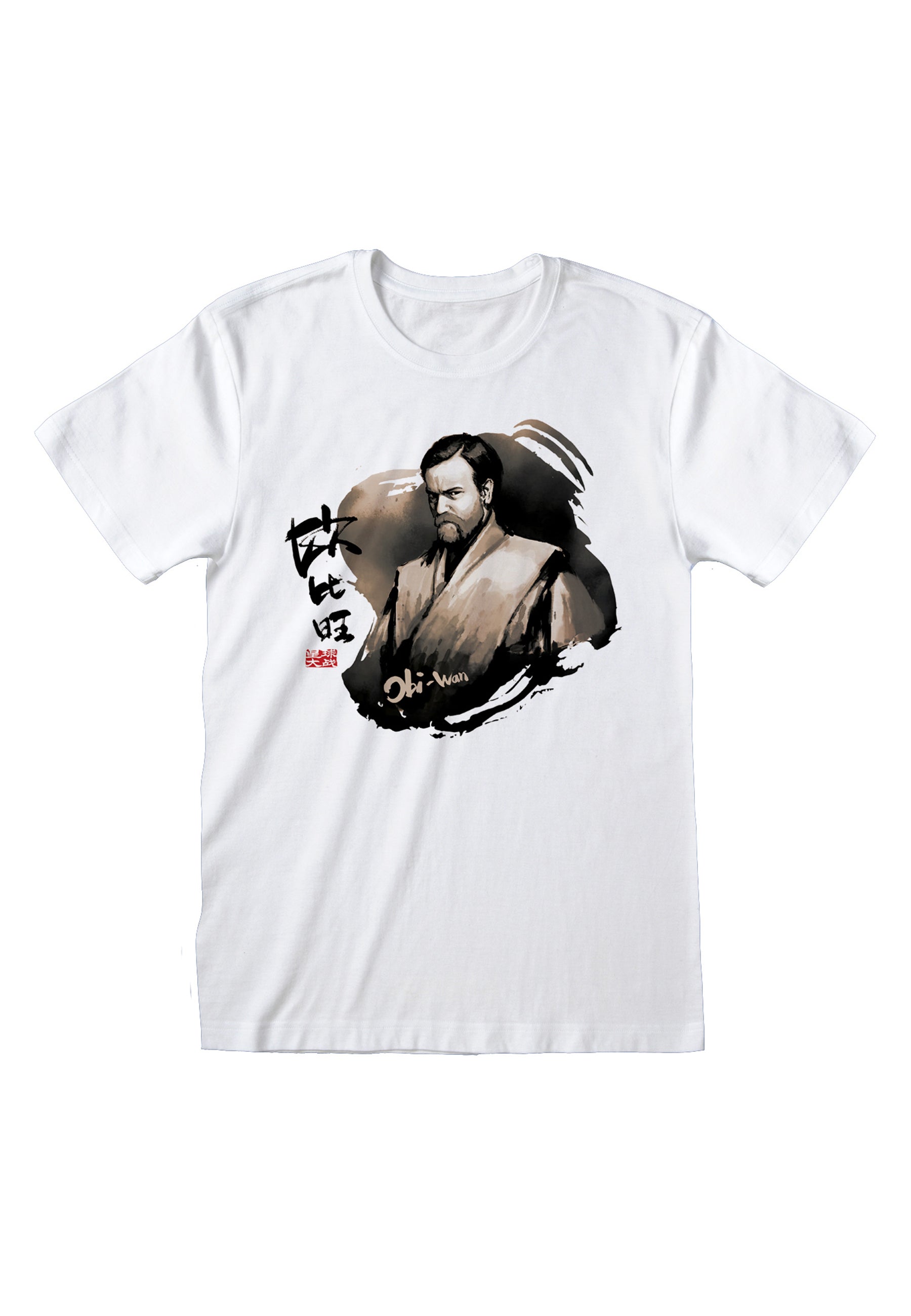 Hvězdné Války Obi Wan Tričko (Star Wars - Obi Wan Painted T-shirt)