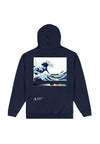 Ashmolean Mikina s Kapucí (Ashmolean-wave Hoodie)