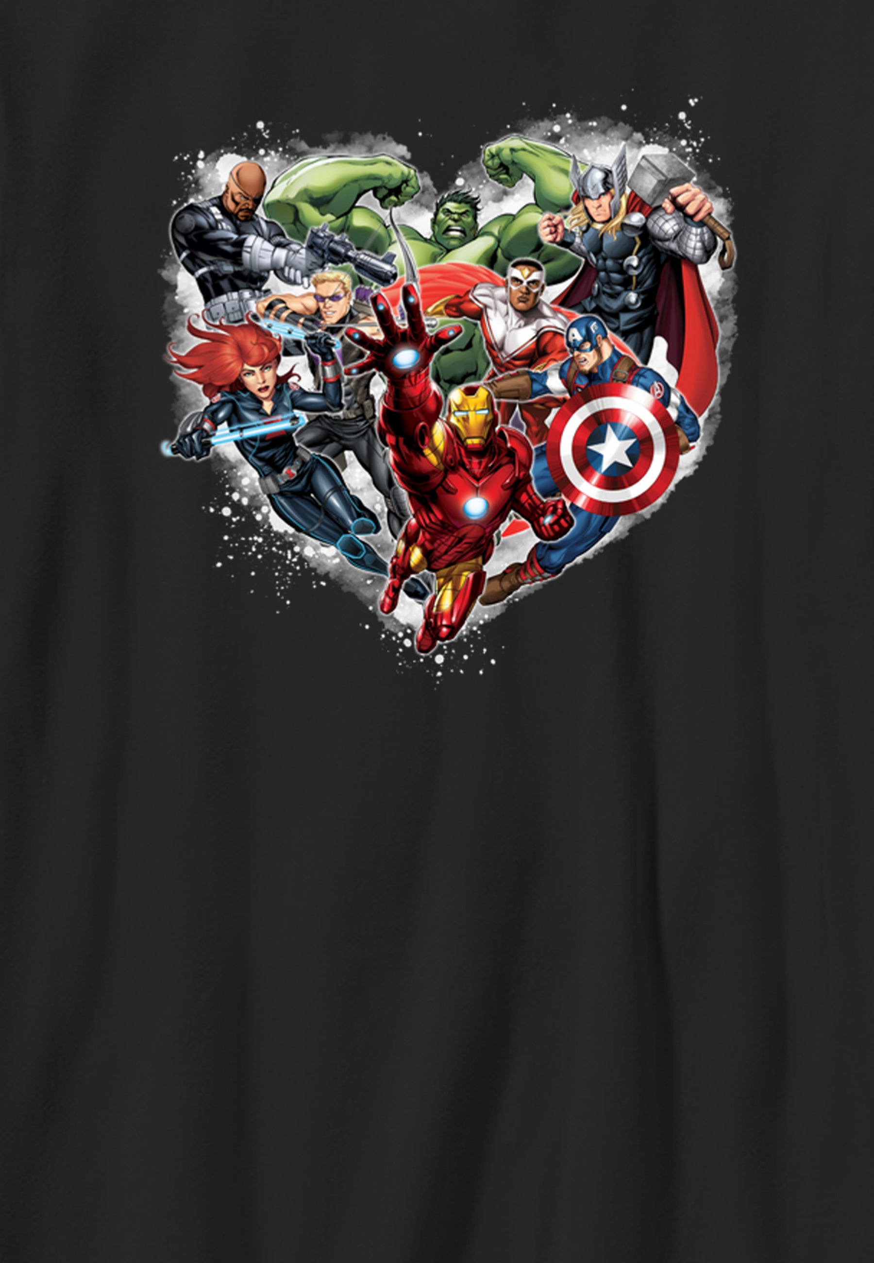 Avengers Valentýnské Dětské Triko (Valentine's Day Avenger Heart Kids T-Shirt)