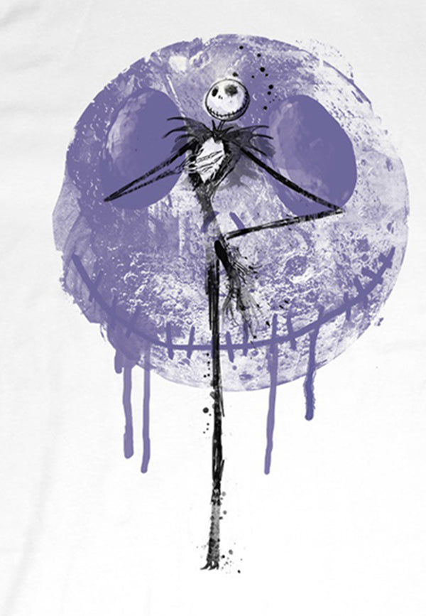 Ukradené Vánoce Bílé Tričkové Šaty (Nightmare Before Christmas - Women's T-Shirt Dress)