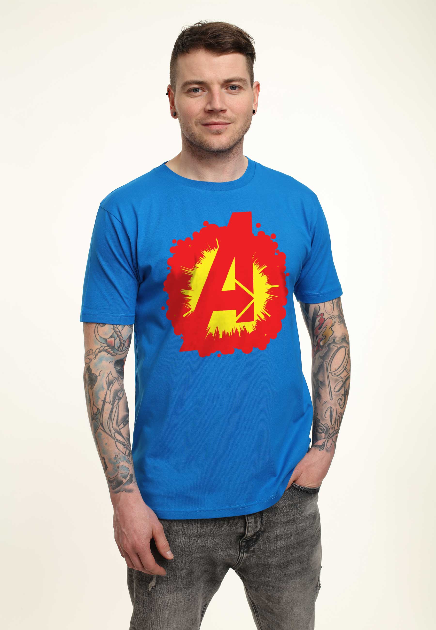 Avengers Tričko Unisex (Avenger Explosion)