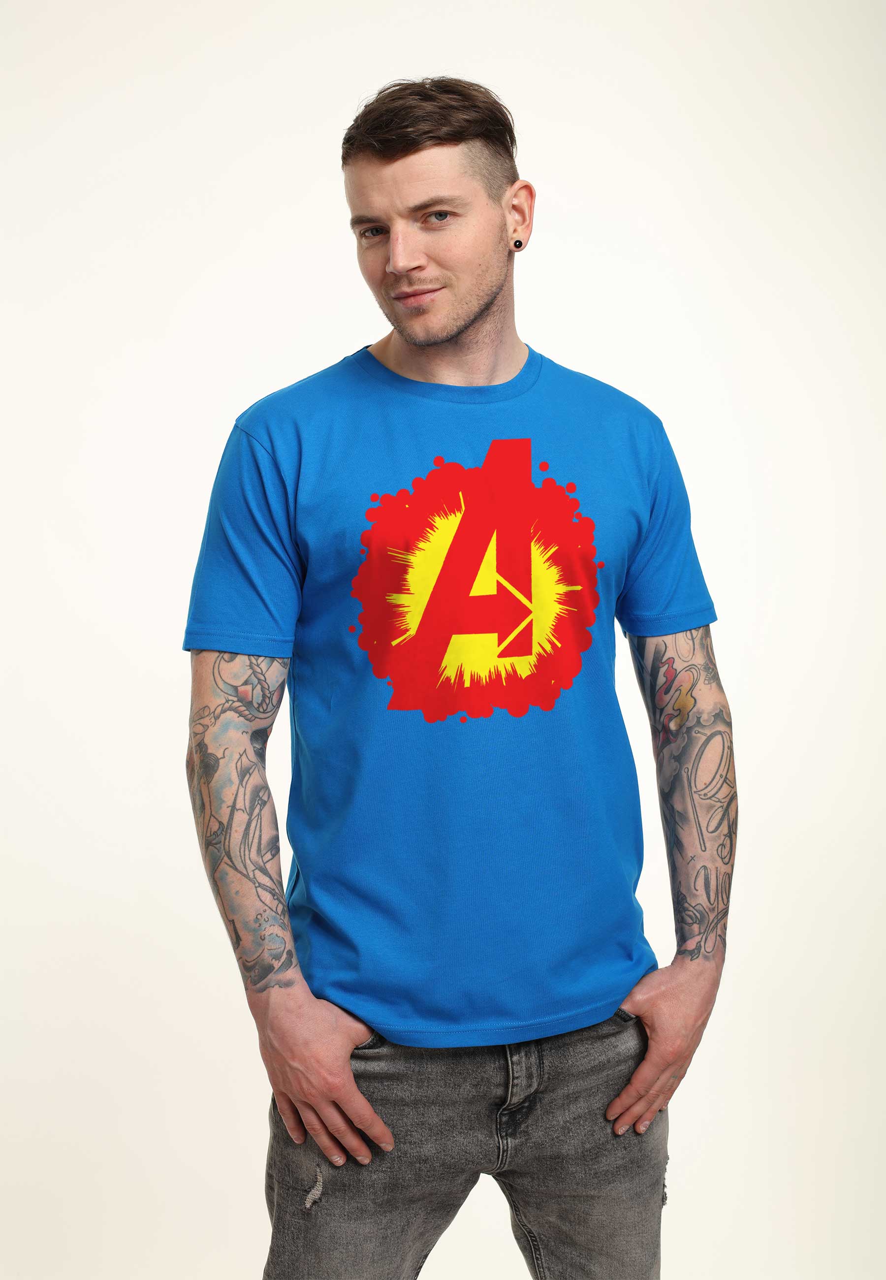 Avengers Tričko Unisex (Avenger Explosion)