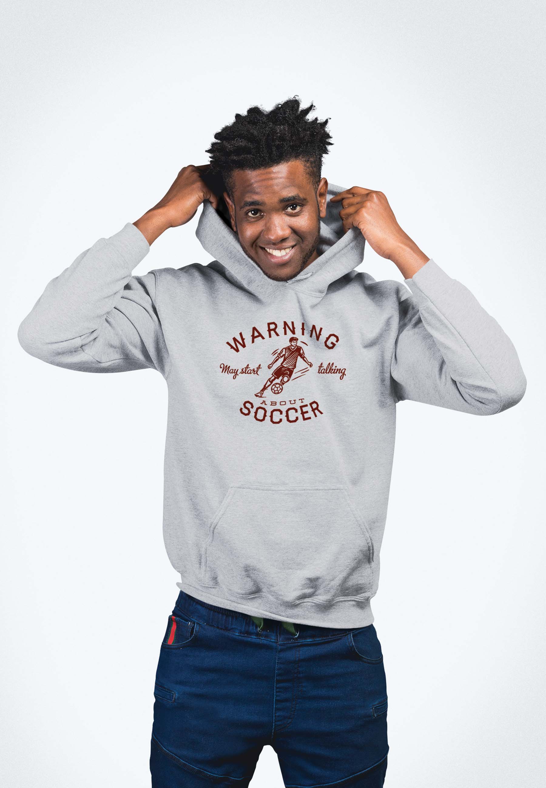 Fotbal Varovní Mikina (Soccer Warning Hoodie)