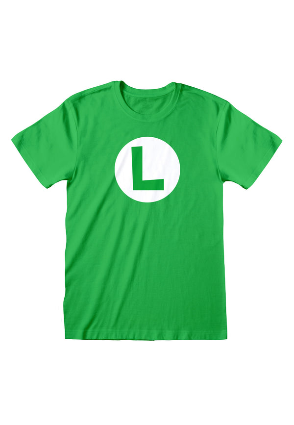 Super Mario Luigi Tričko (Luigi Badge T-shirt)