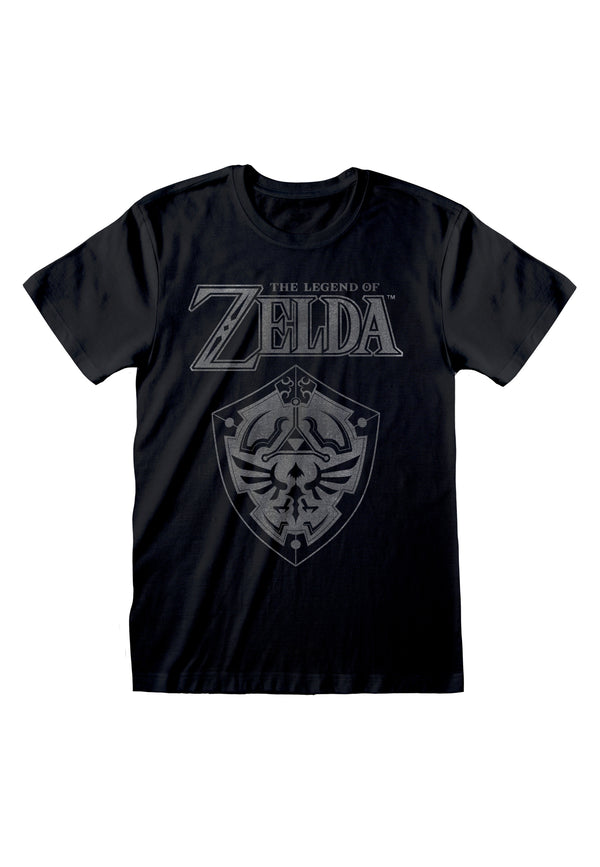 Legenda o Zeldě Tričko (Legend Of Zelda - Distressed Shield T-shirt)