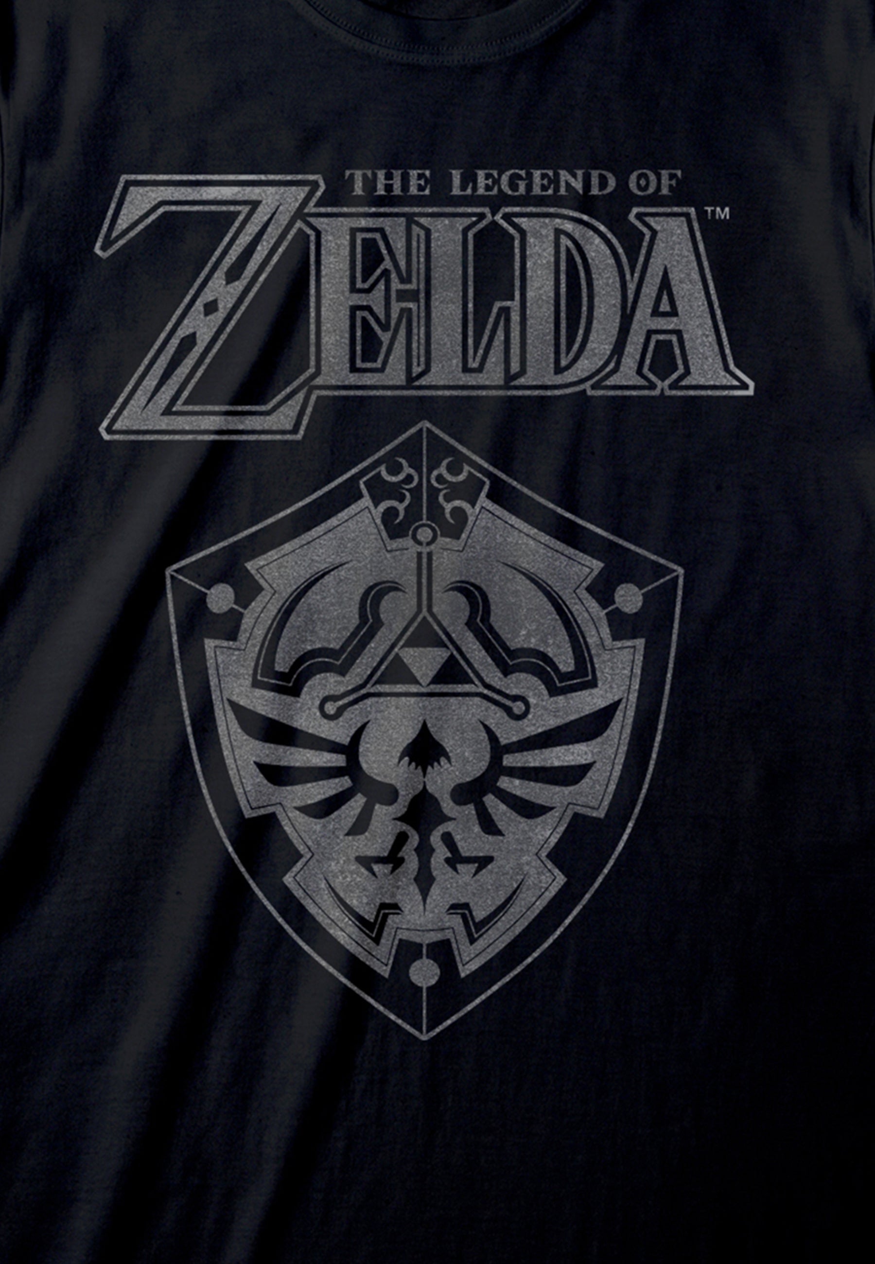 Legenda o Zeldě Tričko (Legend Of Zelda - Distressed Shield T-shirt)