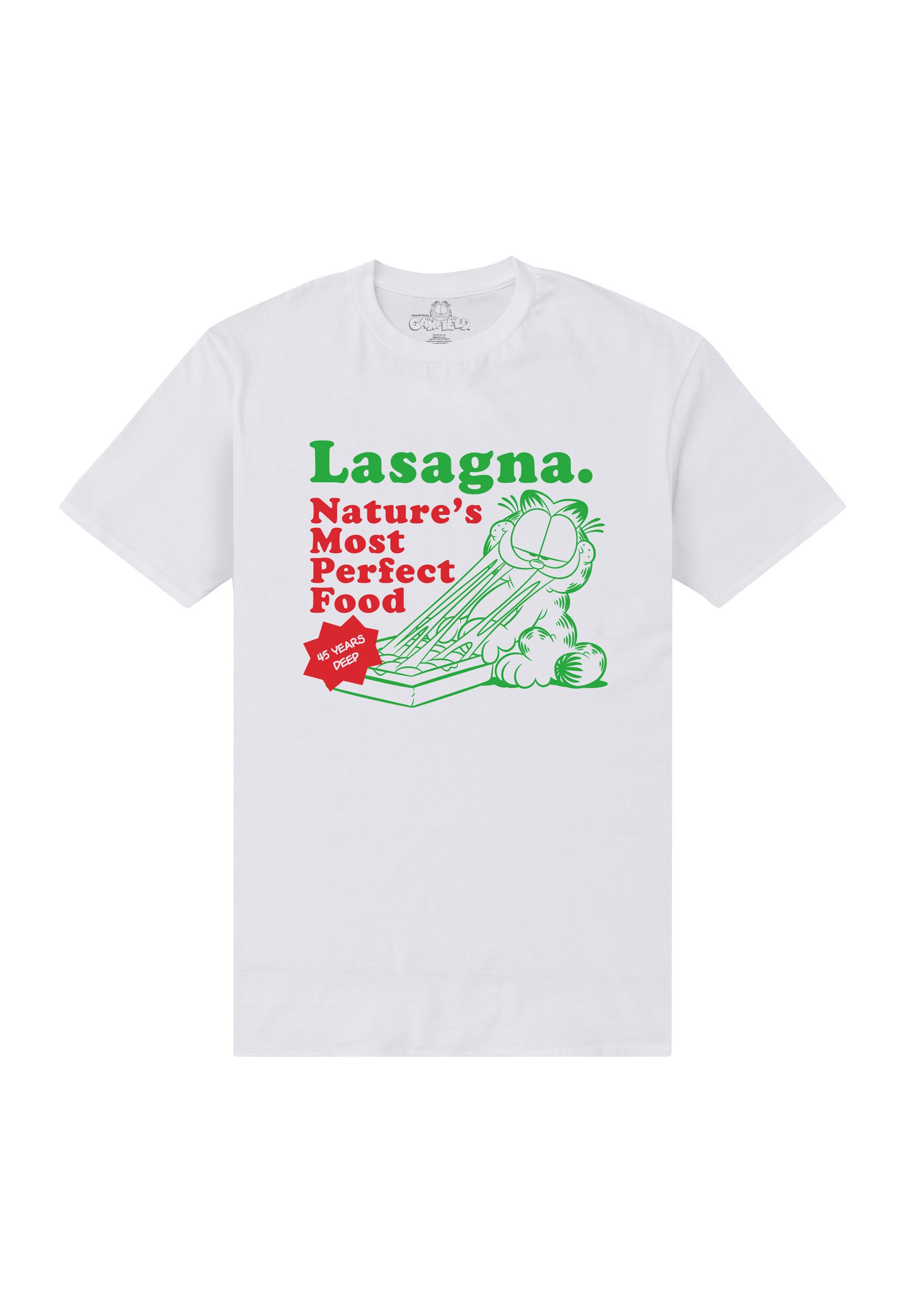 Garfield Lasagne Tričko (Garfield 45 Lasagna T-shirt)