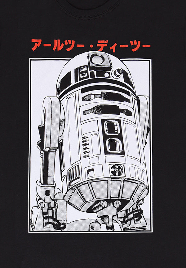 Hvězdné Války Tričko (Star Wars - R2D2 Katakana T-shirt)