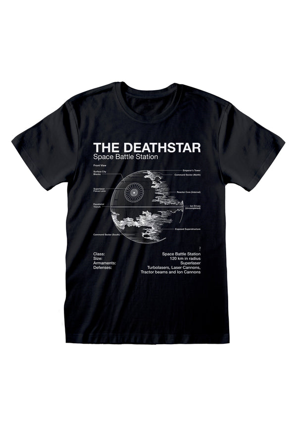 Hvězdné Války Tričko (Star Wars - Death Star Sketch T-shirt)