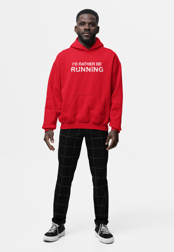 Raději Běhání Mikina s Kapucí (Rather Be Running Hoodie)