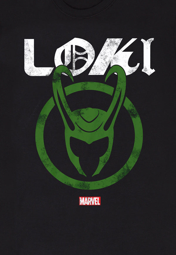 Loki Logo Tričko (Loki Distressed Logo T-shirt)