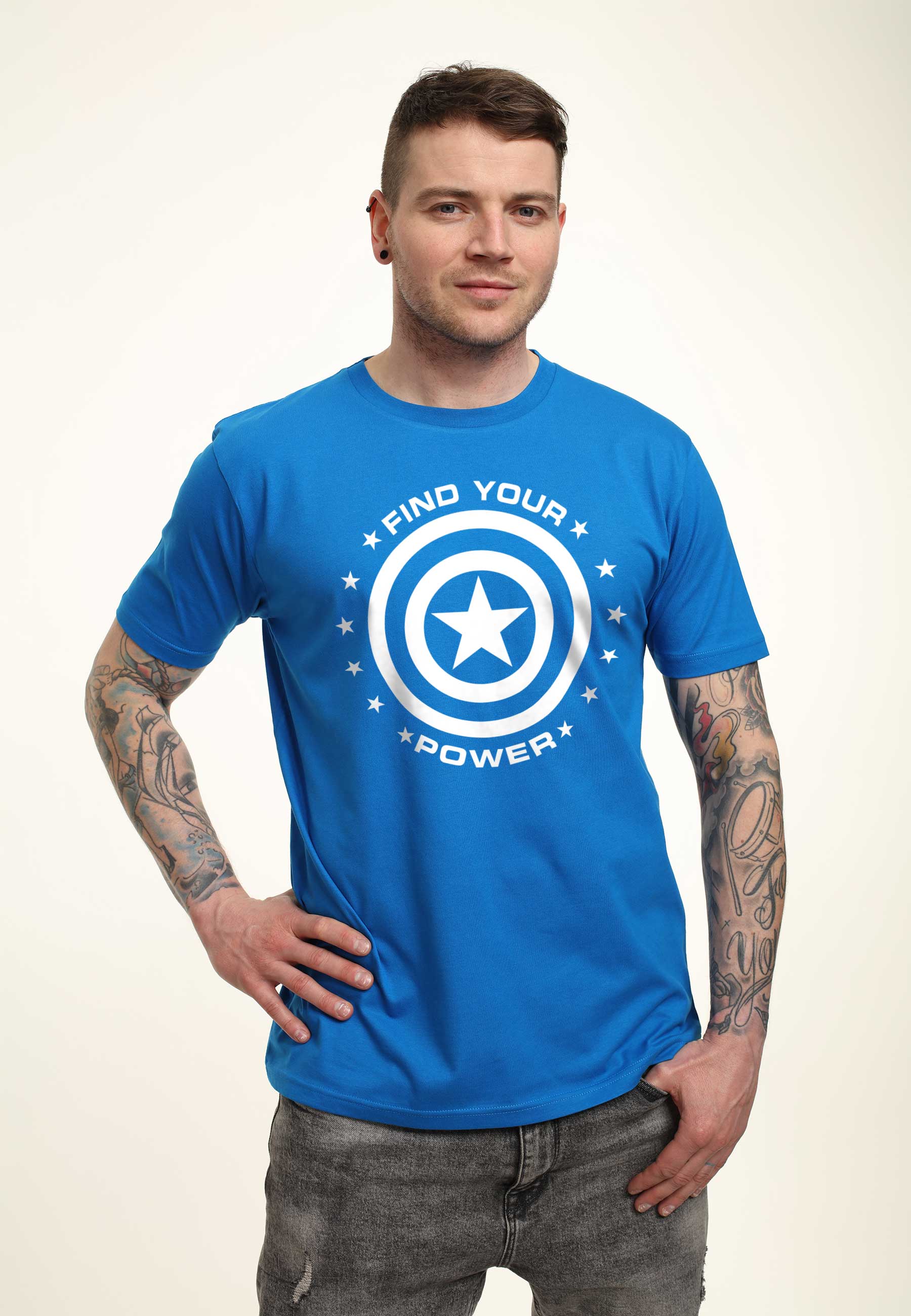 Avengers Tričko Unisex (Captain Power)