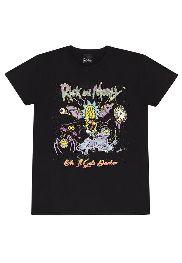 Rick And Morty Tričko (Oh It Gets Darker T-shirt)