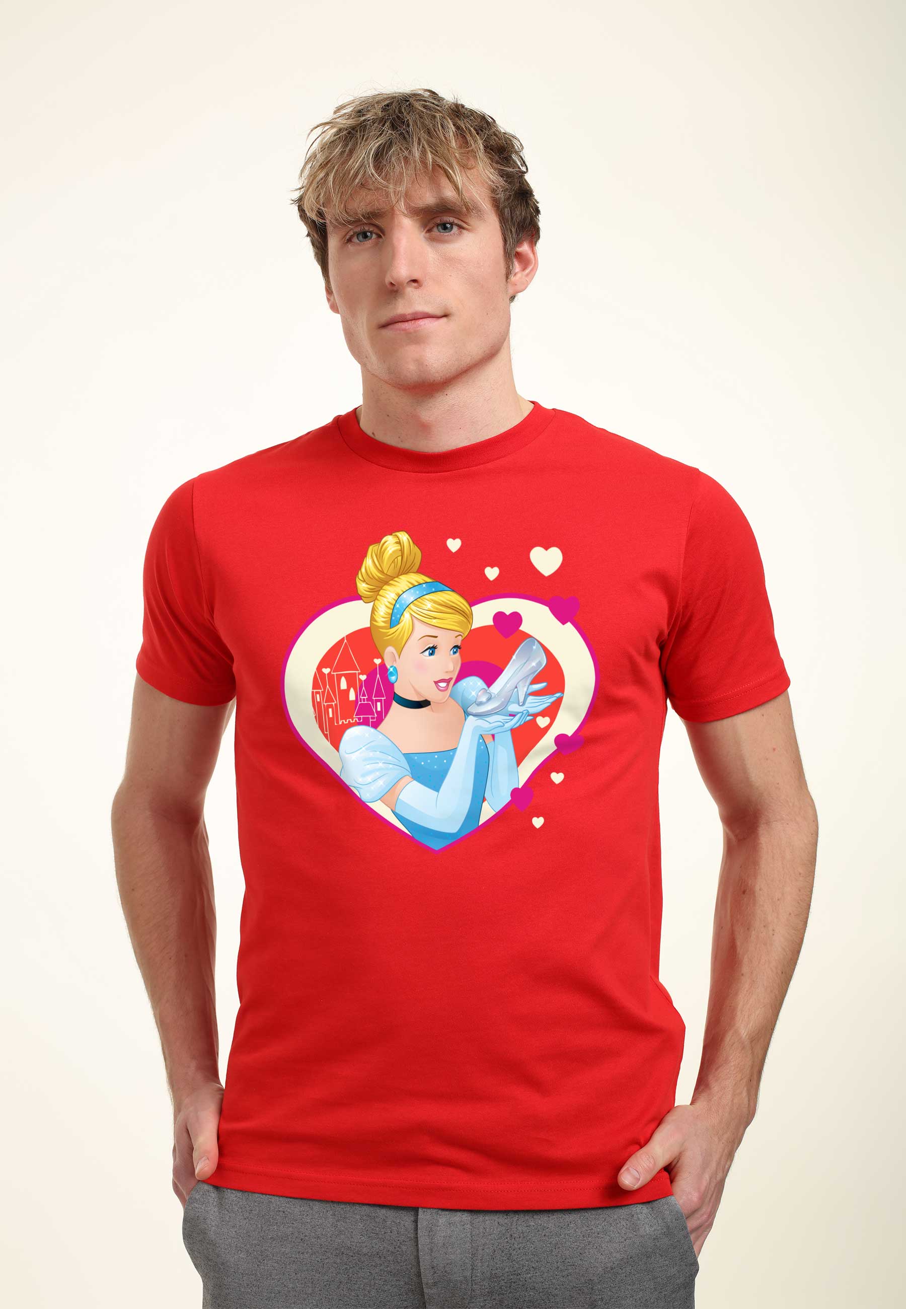 Princesses Tričko Unisex (Cinderella Hearts)