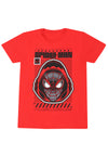 Spiderman Miles Morales Červené Tričko (Hooded Spider T-shirt)