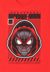 Spiderman Miles Morales Červené Tričko (Hooded Spider T-shirt)