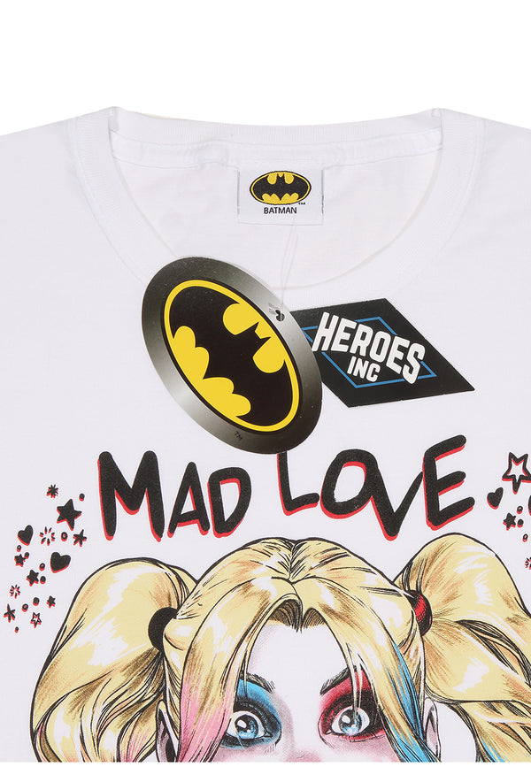 DC Comics Harley Quinn Šílená Láska Tričko (Mad Love T-shirt)