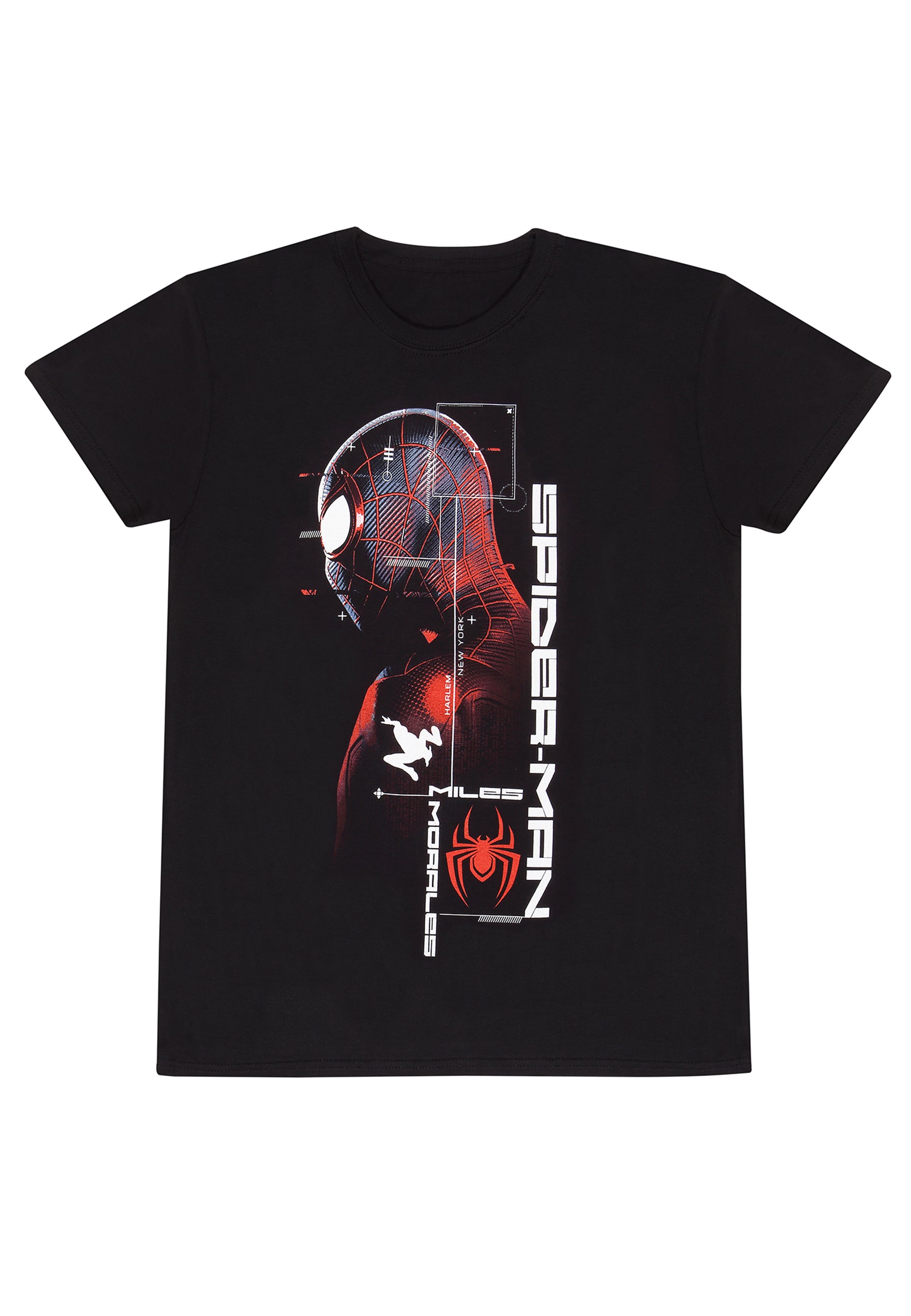 Marvel Spiderman Miles Morales T-shirt (Miles Morales - Suit Specs T-shirt)