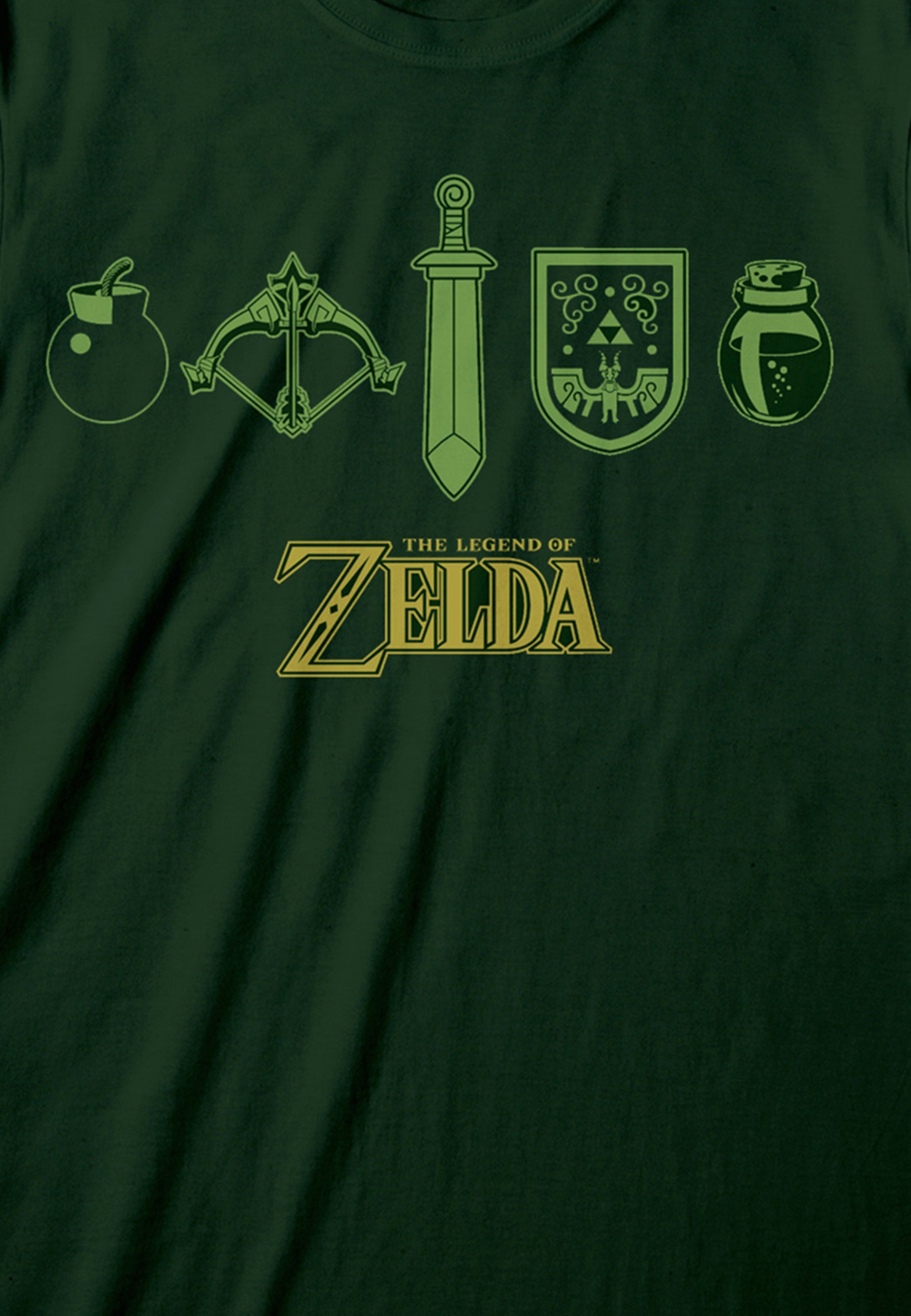 Legenda o Zeldě (Legend Of Zelda - Icons T-shirt)