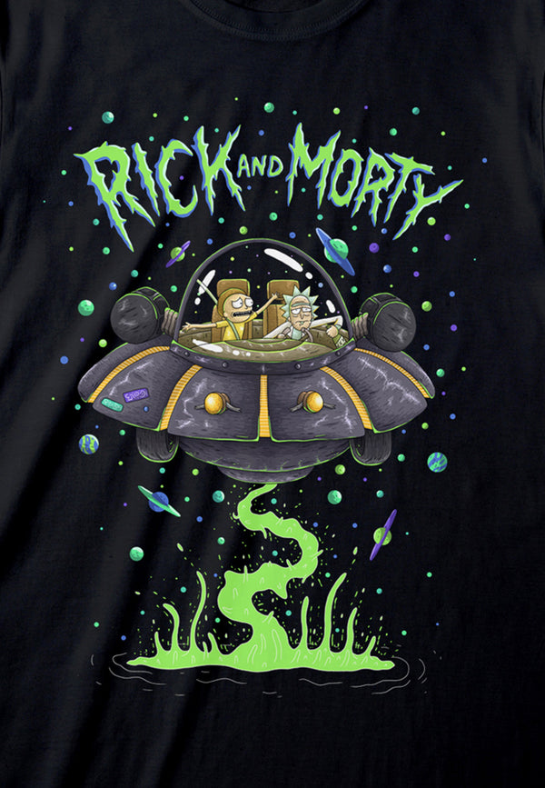 Rick And Morty Tričko (Spaceship T-shirt)