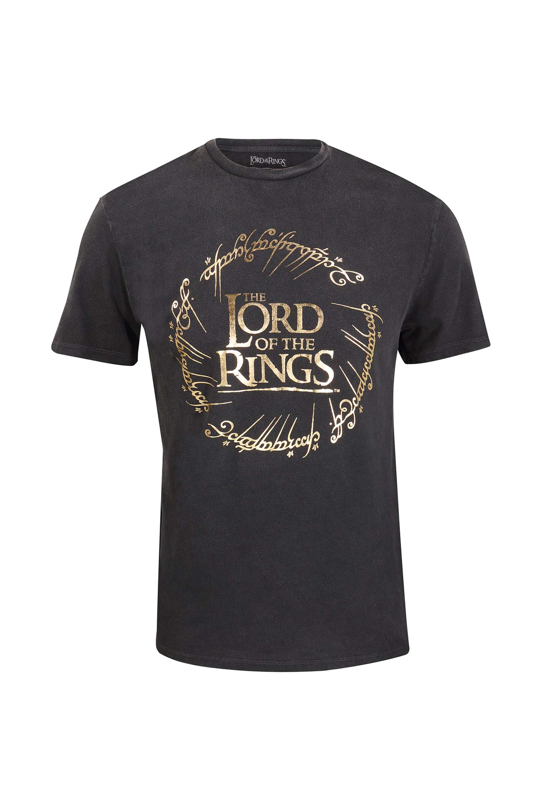 Pán Prstenů Zlatá Fólie Tričko (Lord Of The Rings - Gold Foil T-shirt)