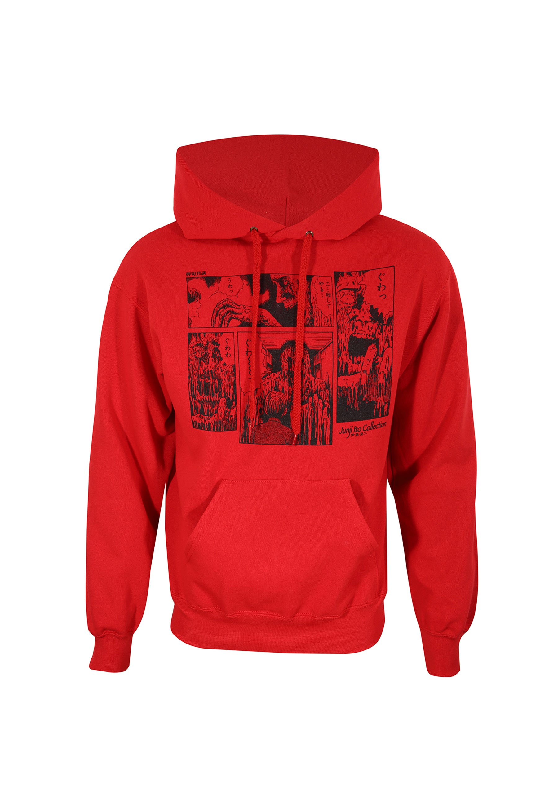 Džundži Ito Červená Mikina (Junji-Ito Hoodie)