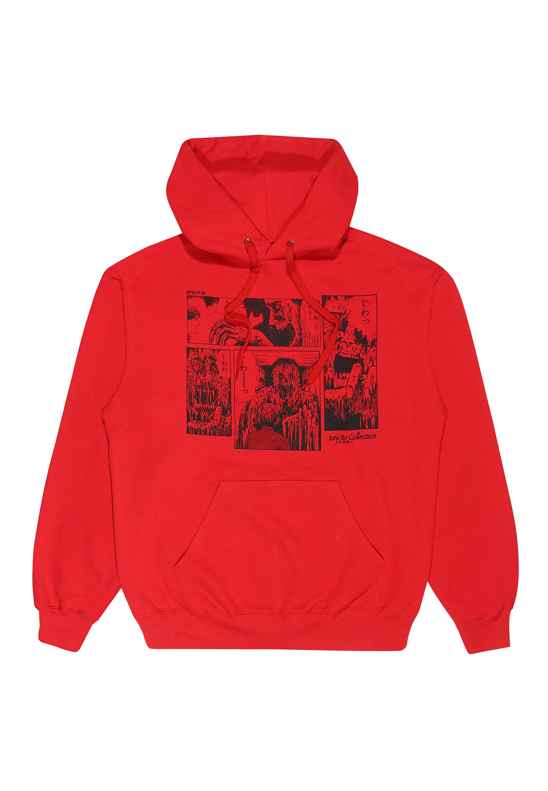 Džundži Ito Červená Mikina (Junji-Ito Hoodie)