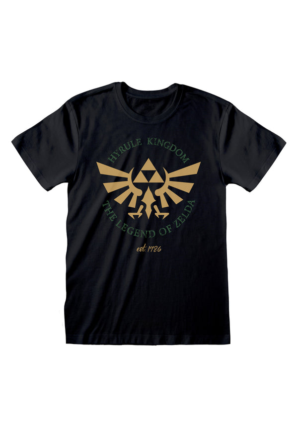 Legenda o Zeldě Erb Tričko (Legend Of Zelda - Hyrule Kingdom Crest T-shirt)