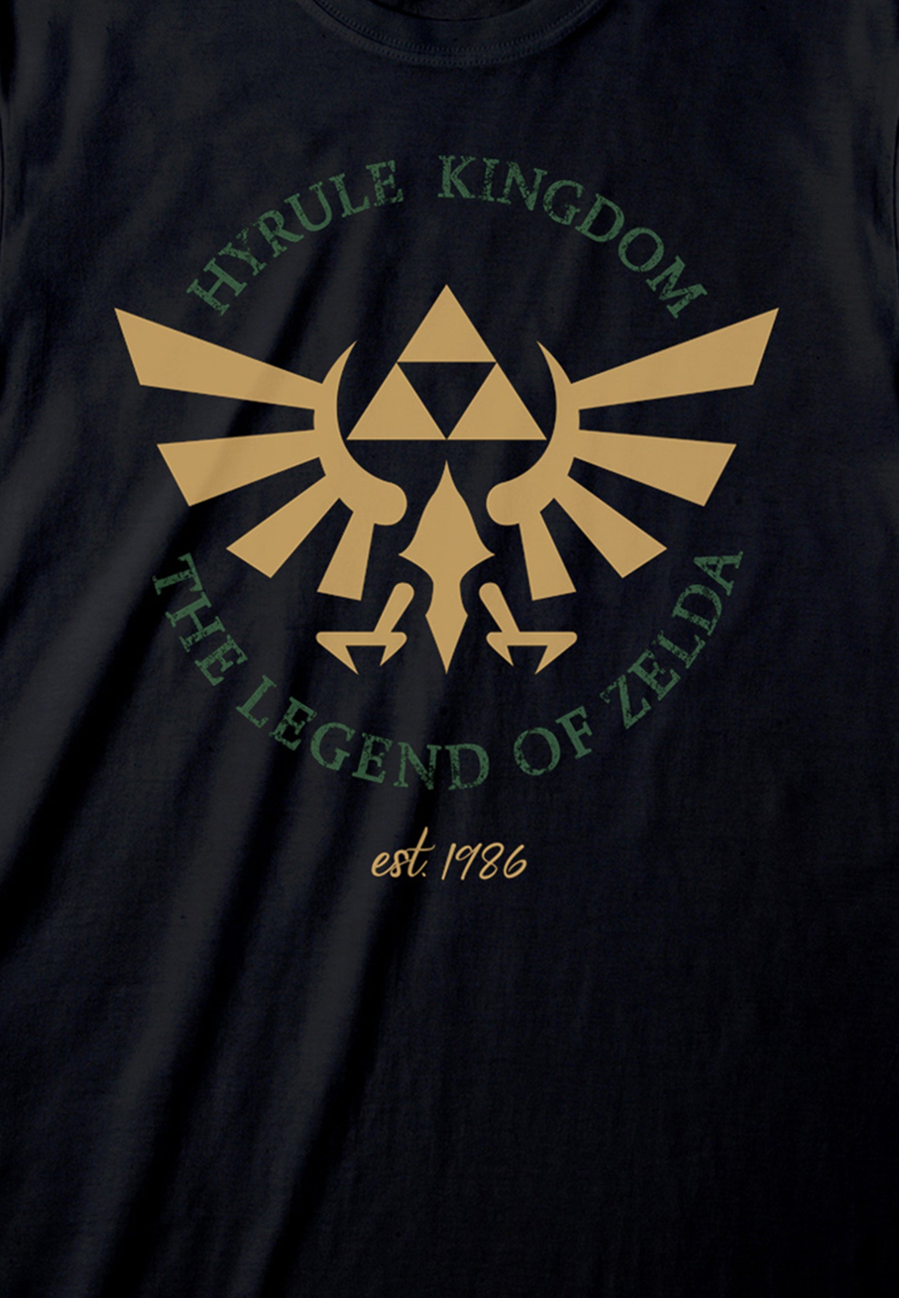 Legenda o Zeldě Erb Tričko (Legend Of Zelda - Hyrule Kingdom Crest T-shirt)