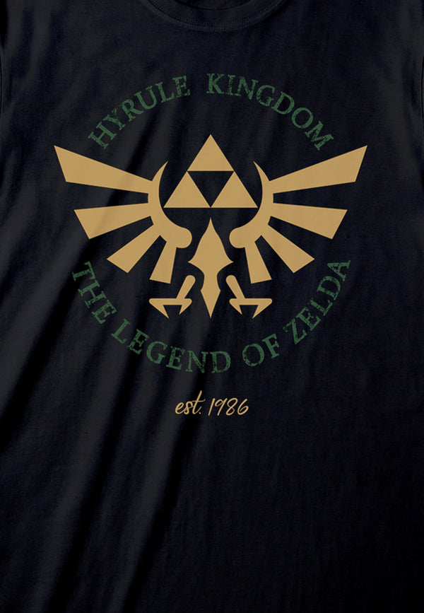 Legenda o Zeldě Erb Tričko (Legend Of Zelda - Hyrule Kingdom Crest T-shirt)