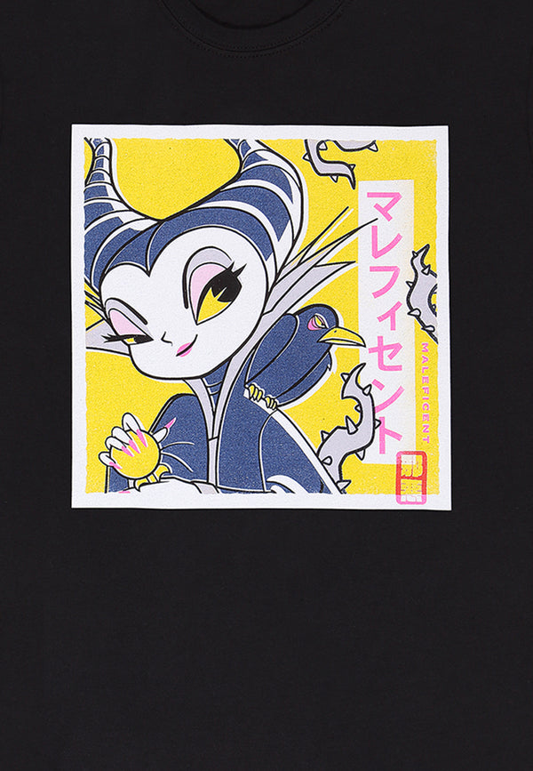 Zloba Královna Černé Magie Tričko (Maleficent - Kawaii T-shirt)