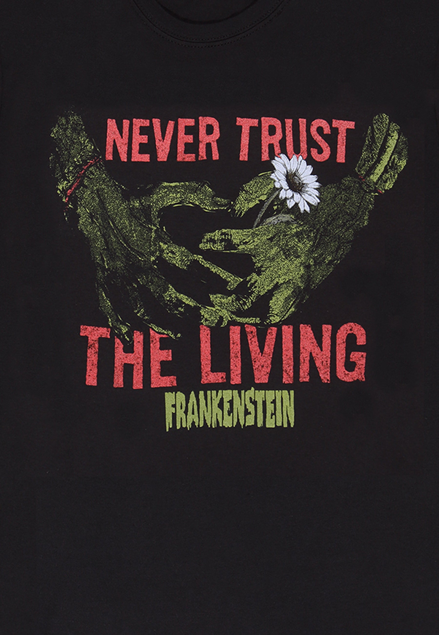 Nevěř Živím Tričko (Universal Monsters - Never Trust The Living T-shirt)