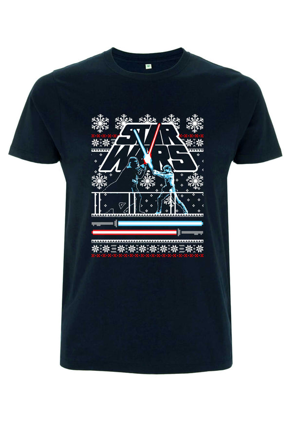 Star Wars Tričko Unisex (Holiday Face Off Ugly Sweater)