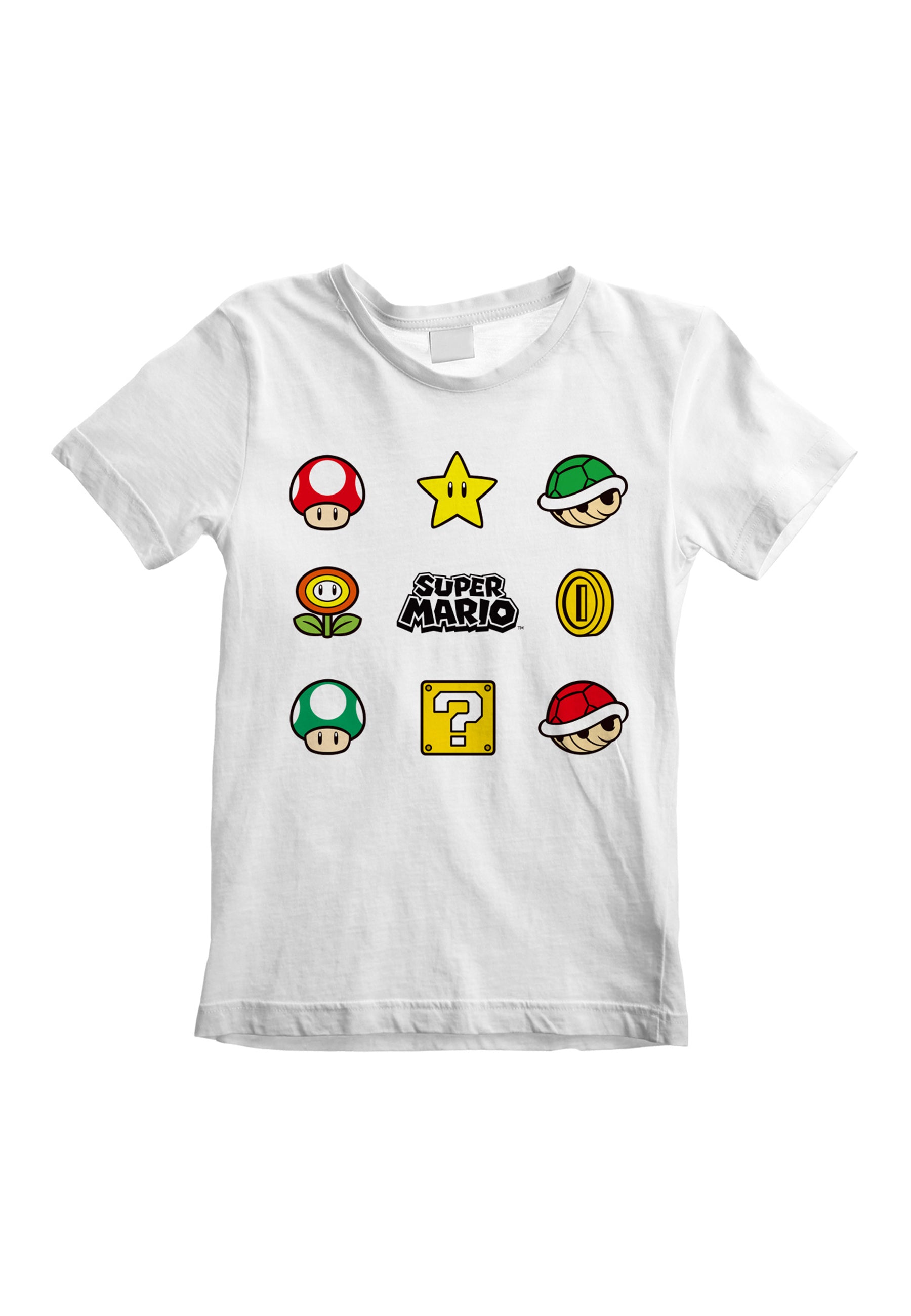 Super Mario Výhody Dětské Tričko (Super Mario Items T-shirt)