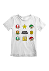 Super Mario Výhody Dětské Tričko (Super Mario Items T-shirt)