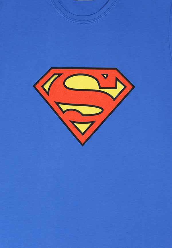 Superman Logo Tričko Modré