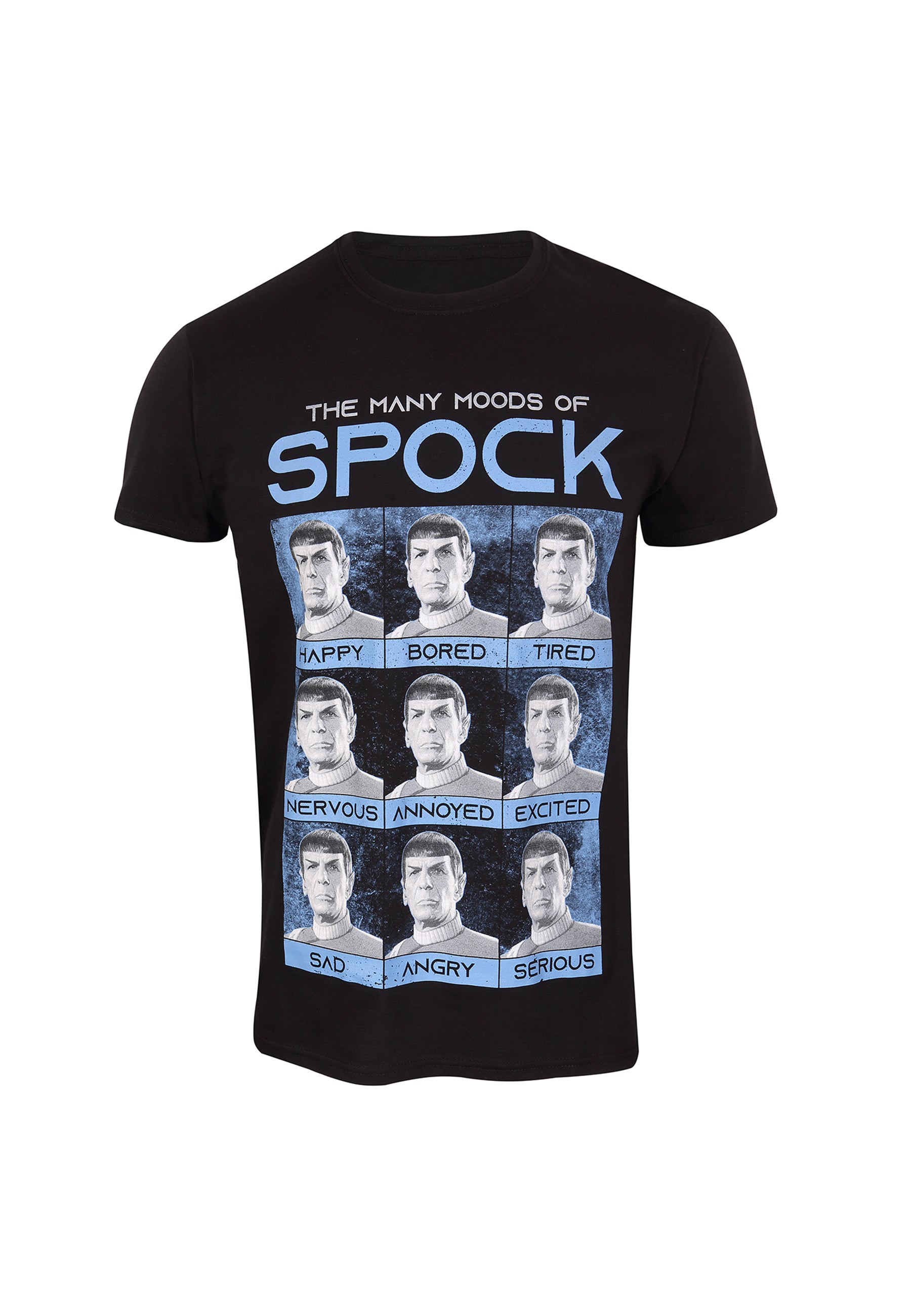 Star Trek Tričko (Many Moods Of Spock T-shirt)