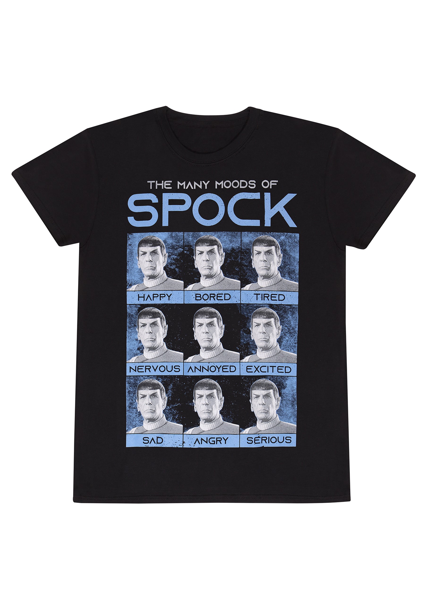 Star Trek Tričko (Many Moods Of Spock T-shirt)