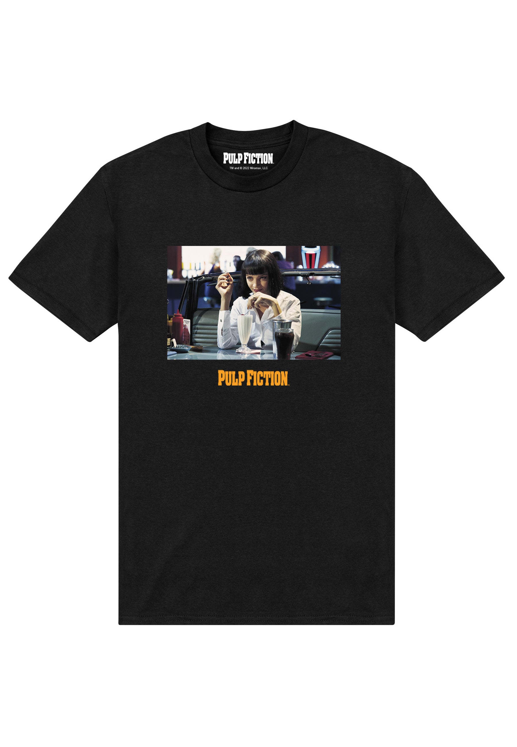 Pulp Fiction Mia Černé Tričko (Pulp Fiction Mia Wallace T-shirt)