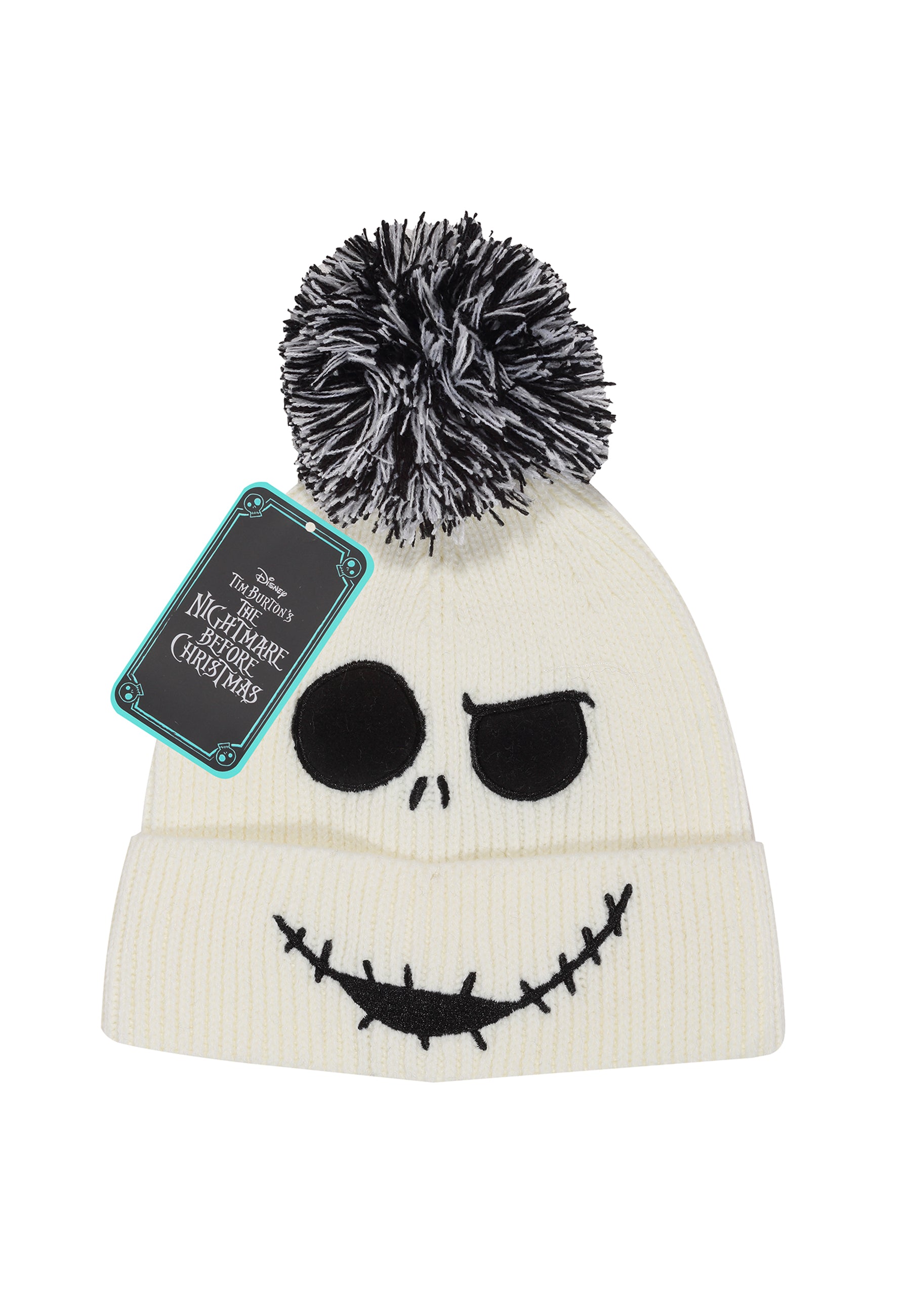 Ukradené Vánoce Bílá Čepice (Nightmare Before Christmas Beanie)