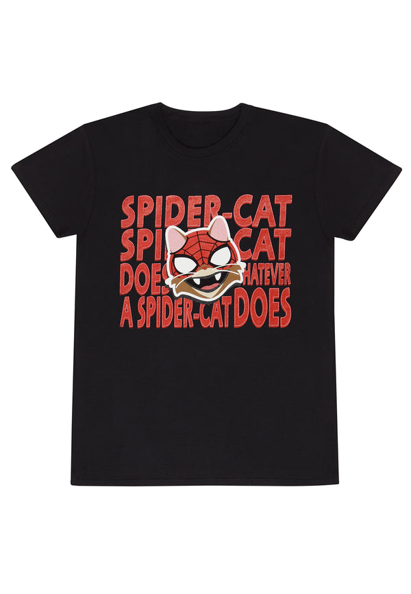 Spiderman Miles Morales Spider-Kočka Tričko (Miles Morales - Spider Cat T-shirt)