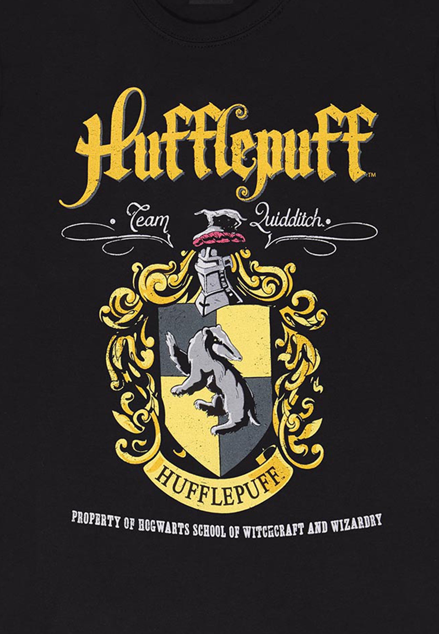 Harry Potter Mrzimor Tričko (Hufflepuff Crest T-shirt)