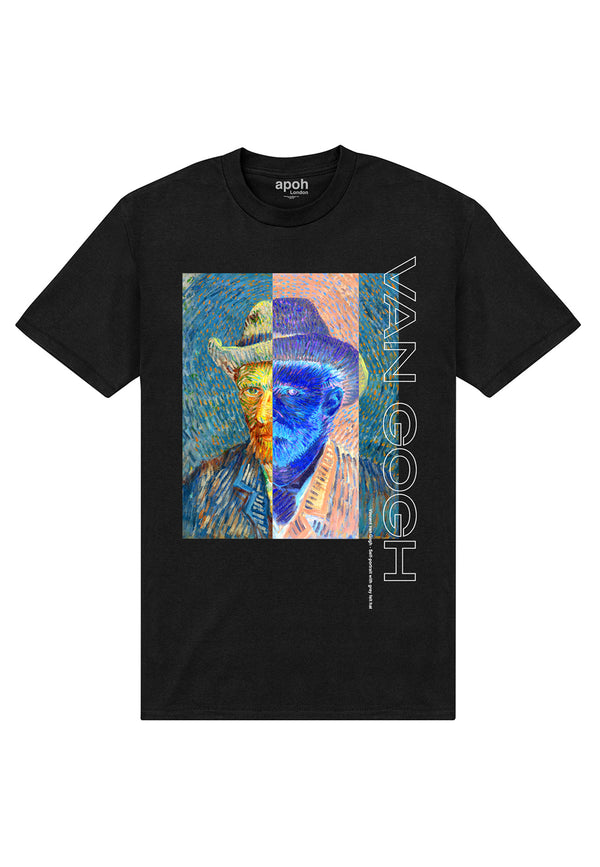 Van Gogh Černé Triko (Apoh Van Gogh Grey Felt Hat T-shirt)